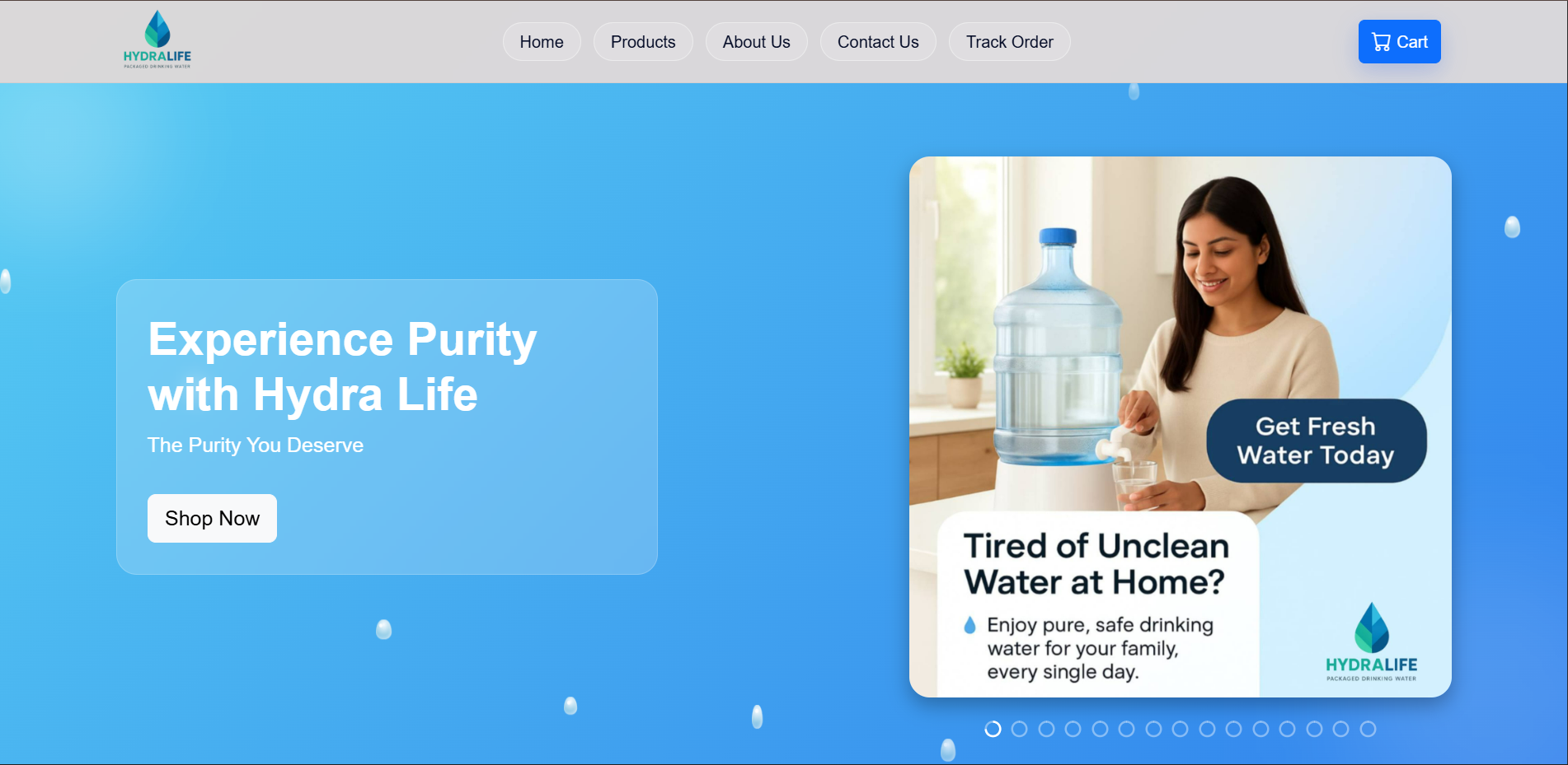 Hydra Life E-commerce Website